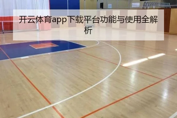 开云体育app下载平台功能与使用全解析